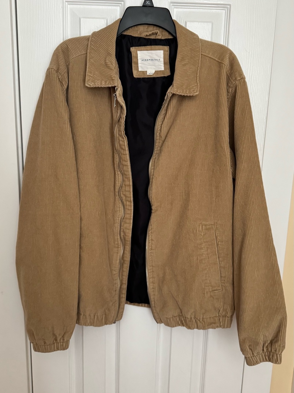 Aeropostale Men's Light Brown Corduroy Shirt Jacket